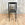 Tapered Console with Shelf and Patterned Brown Leather Inset Top, 42"W