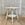 Victorian White Painted Turned Leg Side Table