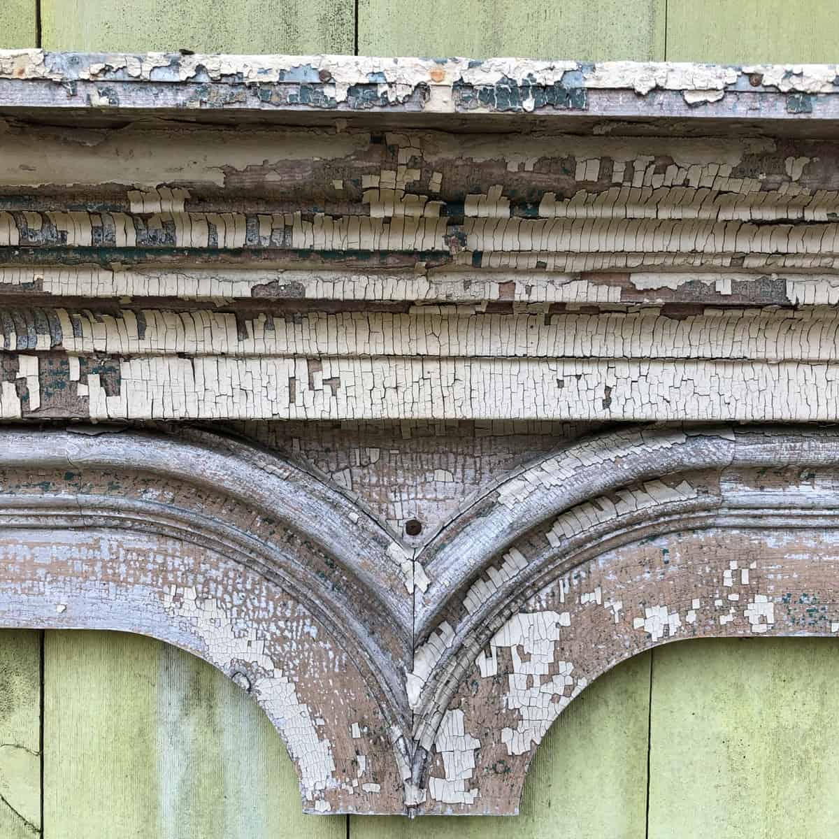 Antique Architectural Carved Wood Window or Door Fronton / Pediments ...