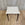 Monaco Style 15″ Square Stool or Side Table Blackened Finish