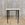Monaco Style 15″ Square Stool or Side Table Blackened Finish