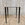 Monaco Style 15″ Square Stool or Side Table Blackened Finish