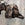 Pair of Hand Forged Iron Dog Sculptures