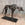 Pair of Hand Forged Iron Dog Sculptures