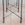 Cat's Cradle Console with Gunmetal Base and Limestone Top, 72"W