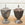 Pair of 19th C. English Cast Lead Classical Garden Finials