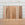 In Stock Tapered Console with Various Wood Tops in Gesso Finish, 48"W