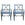 Pair of Belt Strap Garden Chairs