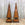 Pair of Faux Painted Speckled Sienna Marble Obelisks