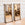 Two Surveyor Stick Mirrors, Each