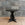 In Stock Baluster Table with Black Box Shaved Top, 36"Dia