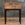 Vintage Oak Vitrine with Slanted Front